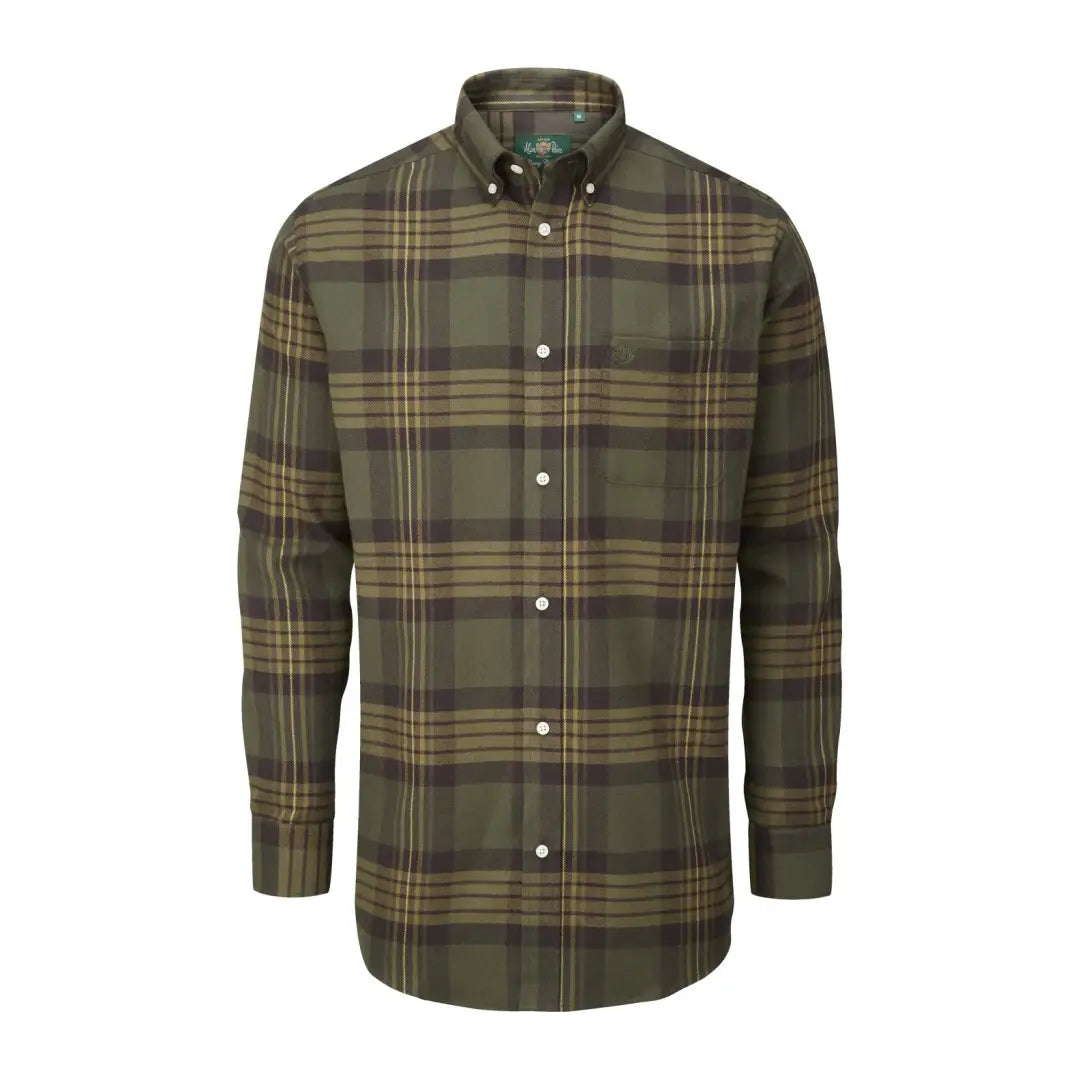 NEW Khaki Plaid outlet Button Down Shirt