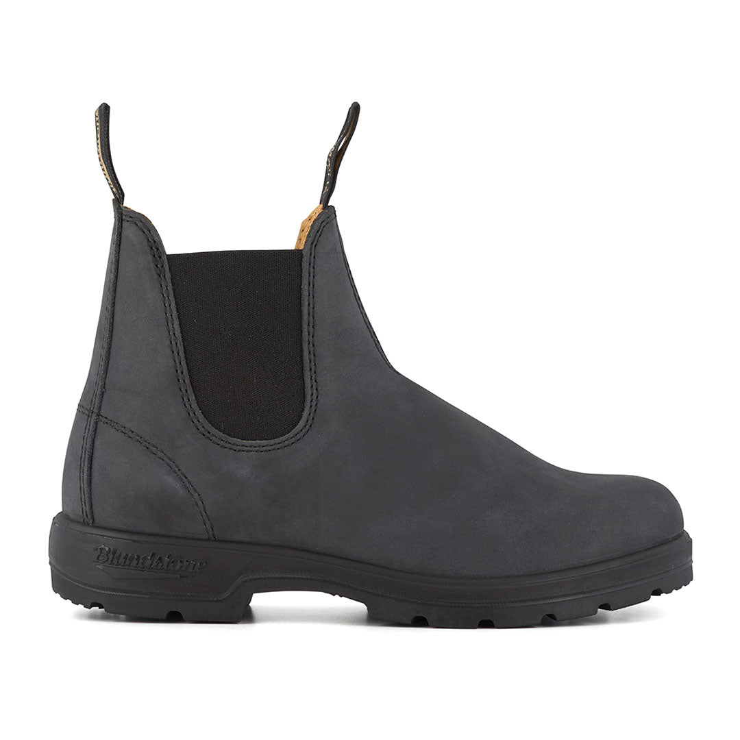 Blundstone 587 Rustic Black Chelsea Boots