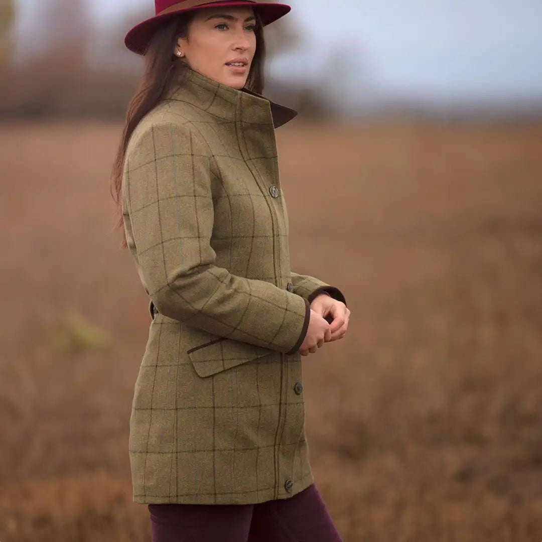 Alan Paine Combrook Ladies Tweed Field Jacket At New New Forest Clothing