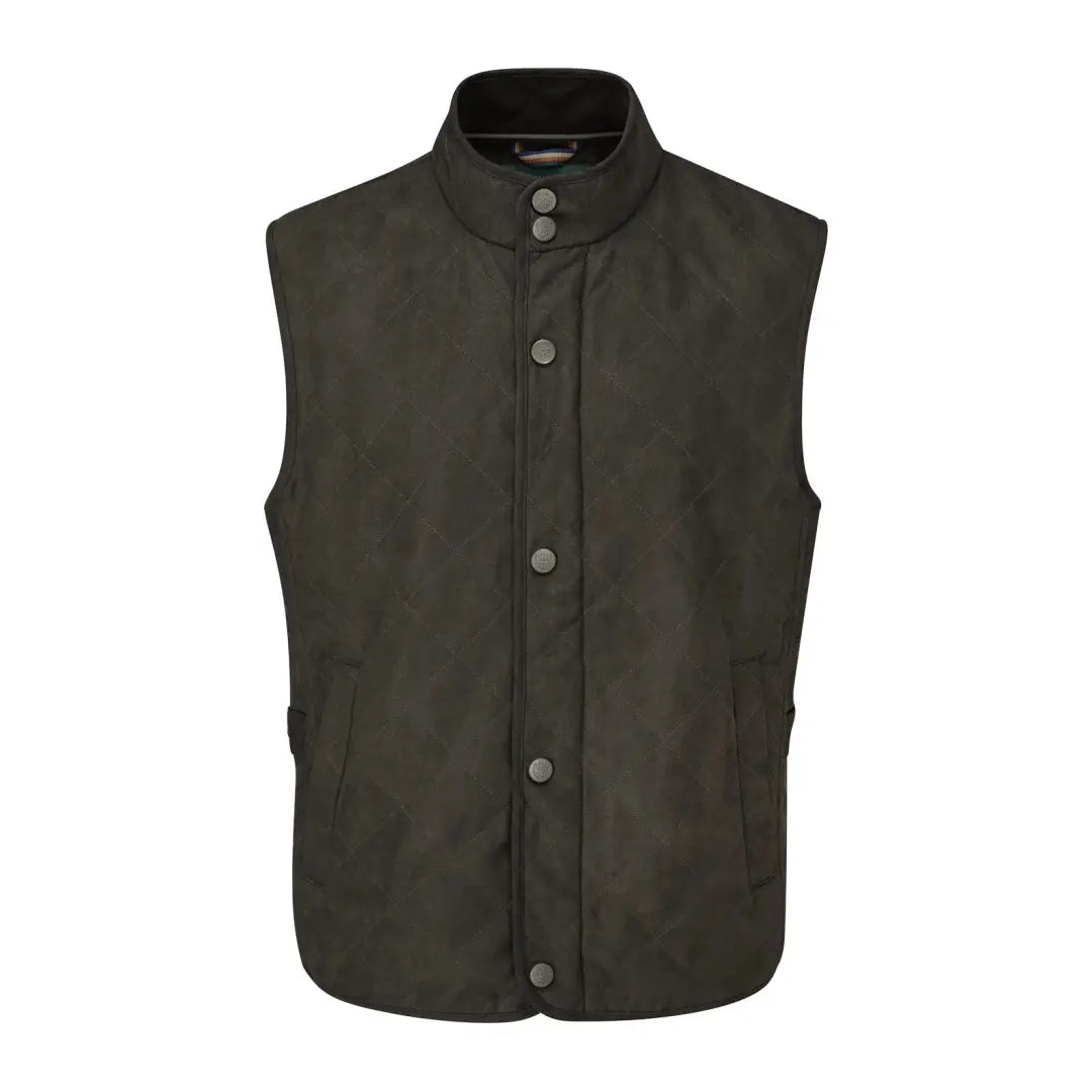 Dark green Alan Paine Felwell Men’s Gilet, perfect for country clothing and outdoors adventures