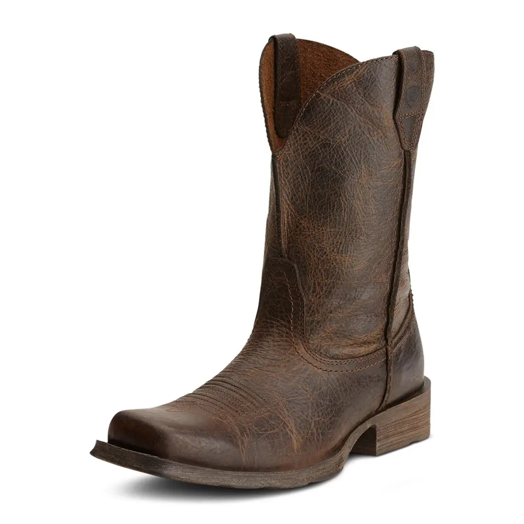 Brown leather Ariat Rambler Western Boots, perfect for country clothing and outdoor adventures