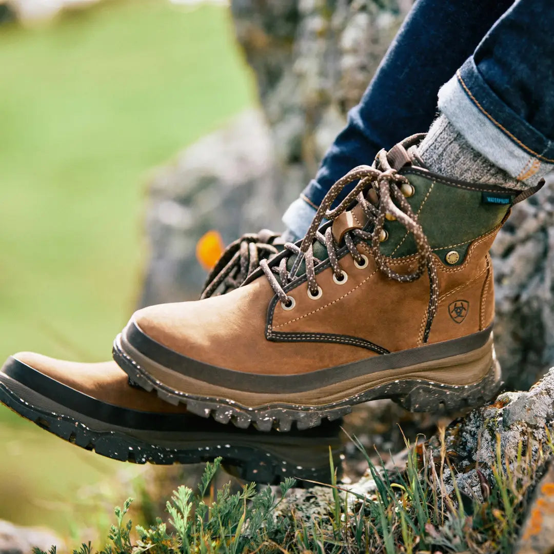 Ariat womens brown boots best sale