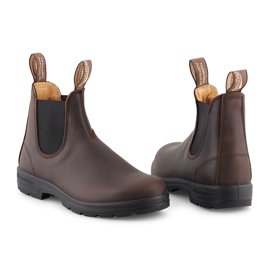 Stylish pair of brown Chelsea boots, the Blundstone 2340 in rich brown leather