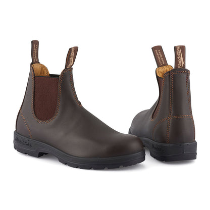 Pair of Blundstone 550 Walnut Brown Chelsea Boots with leather lining and XRD® technology