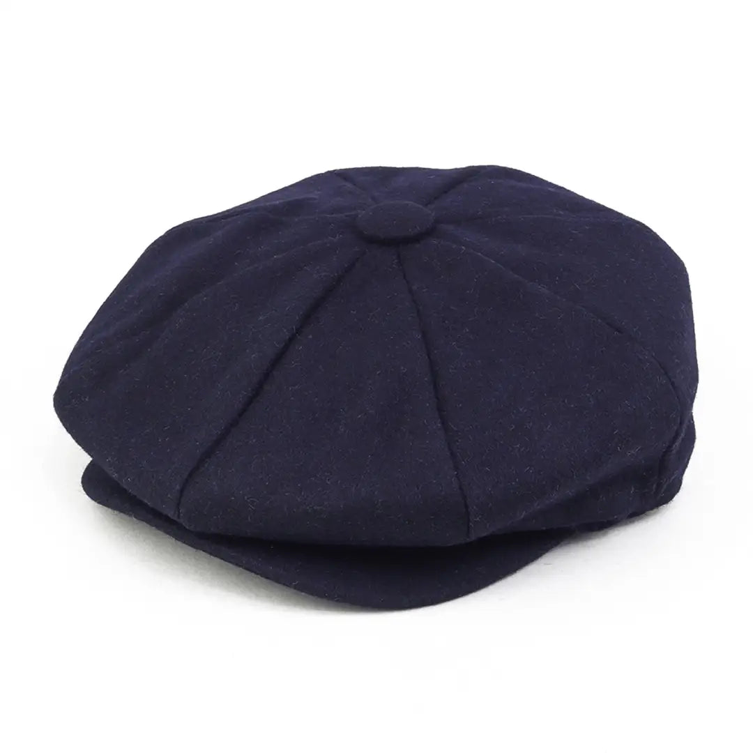 Navy blue newsboy cap perfect for country clothing, hunting, and outdoors adventures