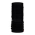 Black Buff Polar Neckwear - Solid Black, a versatile neck accessory made from upper microfiber