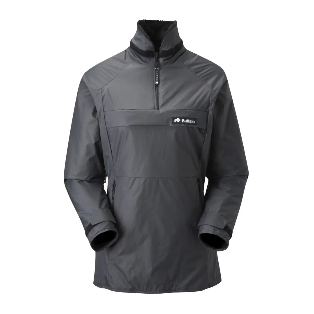 Gray pullover jacket with quarter-zip from the Buffalo Womens Mountain Shirt line