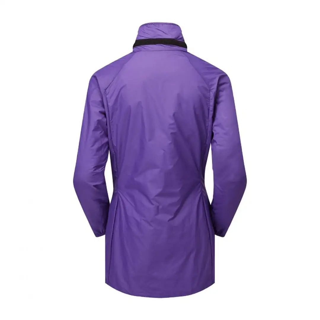 Purple rain jacket with high collar and long sleeves from Buffalo Womens Mountain Shirt