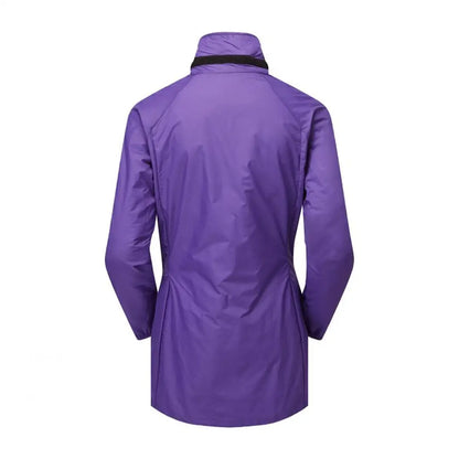 Purple rain jacket with high collar and long sleeves from Buffalo Womens Mountain Shirt