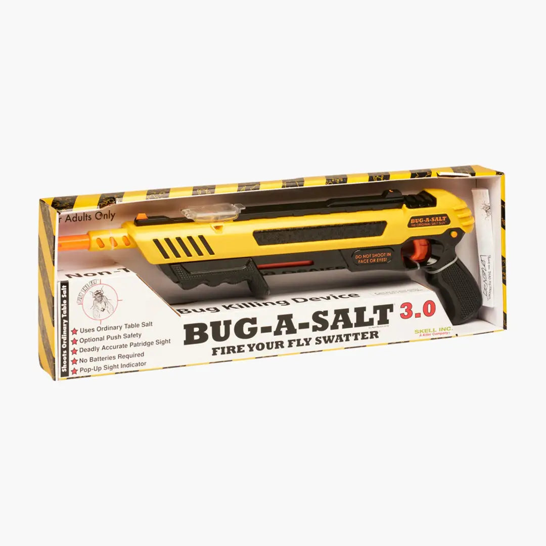 Bug-A-Salt 3.0 Yellow, the UK’s favorite toy gun to eliminate flies, perfect gift idea