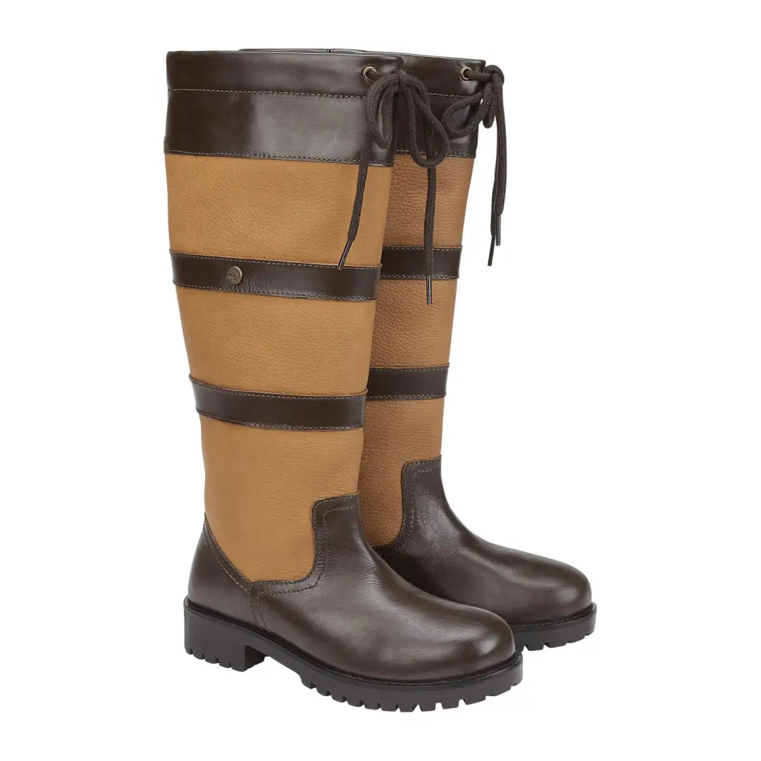 Stylish Cabotswood Amberley Country Boots with rugged soles and lace-up design