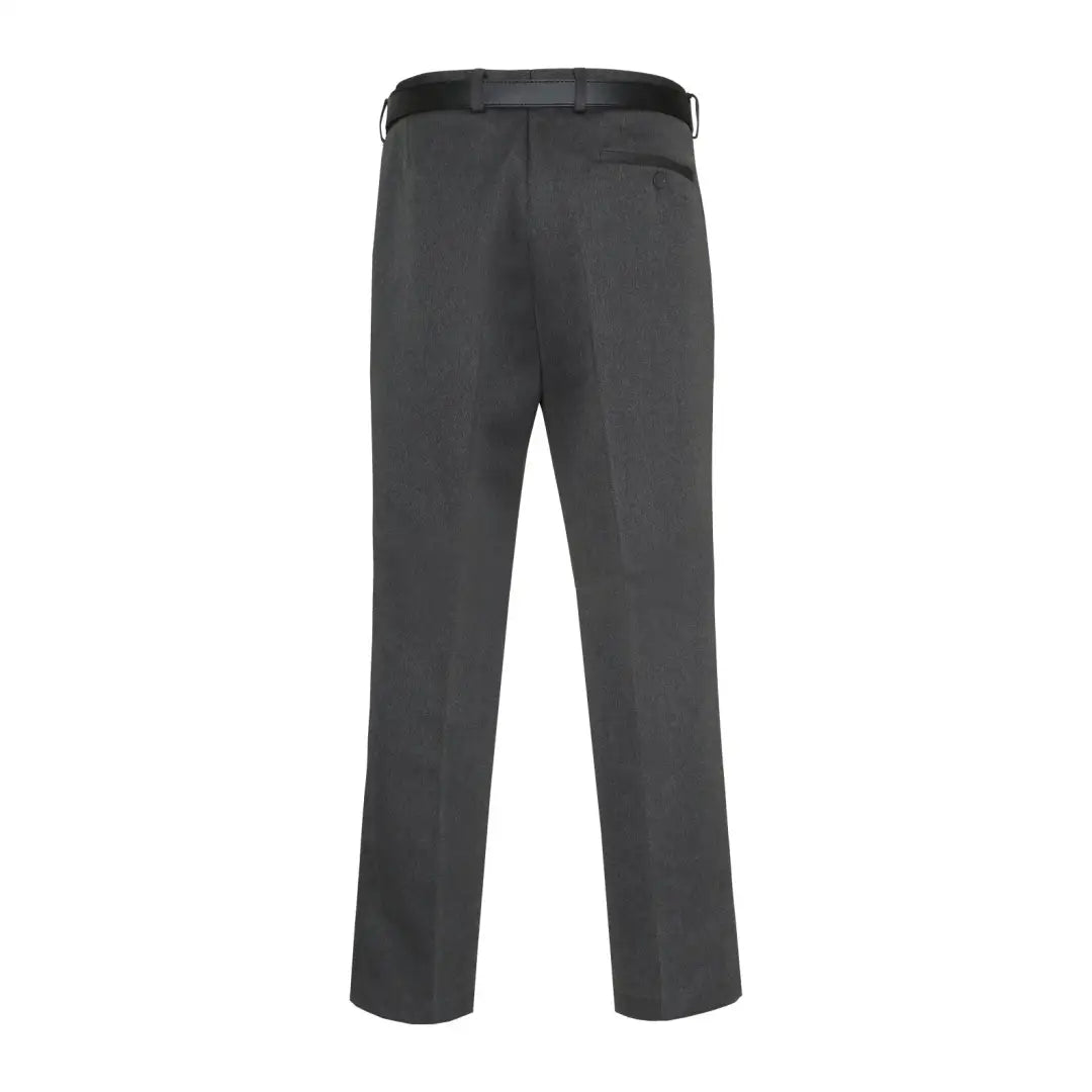 Dark gray Cavalry Twill Trousers showcasing fantastic quality and stylish belt loop