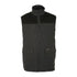 Dark gray and black sleeveless Champion Arundel Bodywarmer with high collar and zippered front