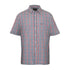 Short sleeve shirt in red, blue, and white checkered pattern by Champion Doncaster Short