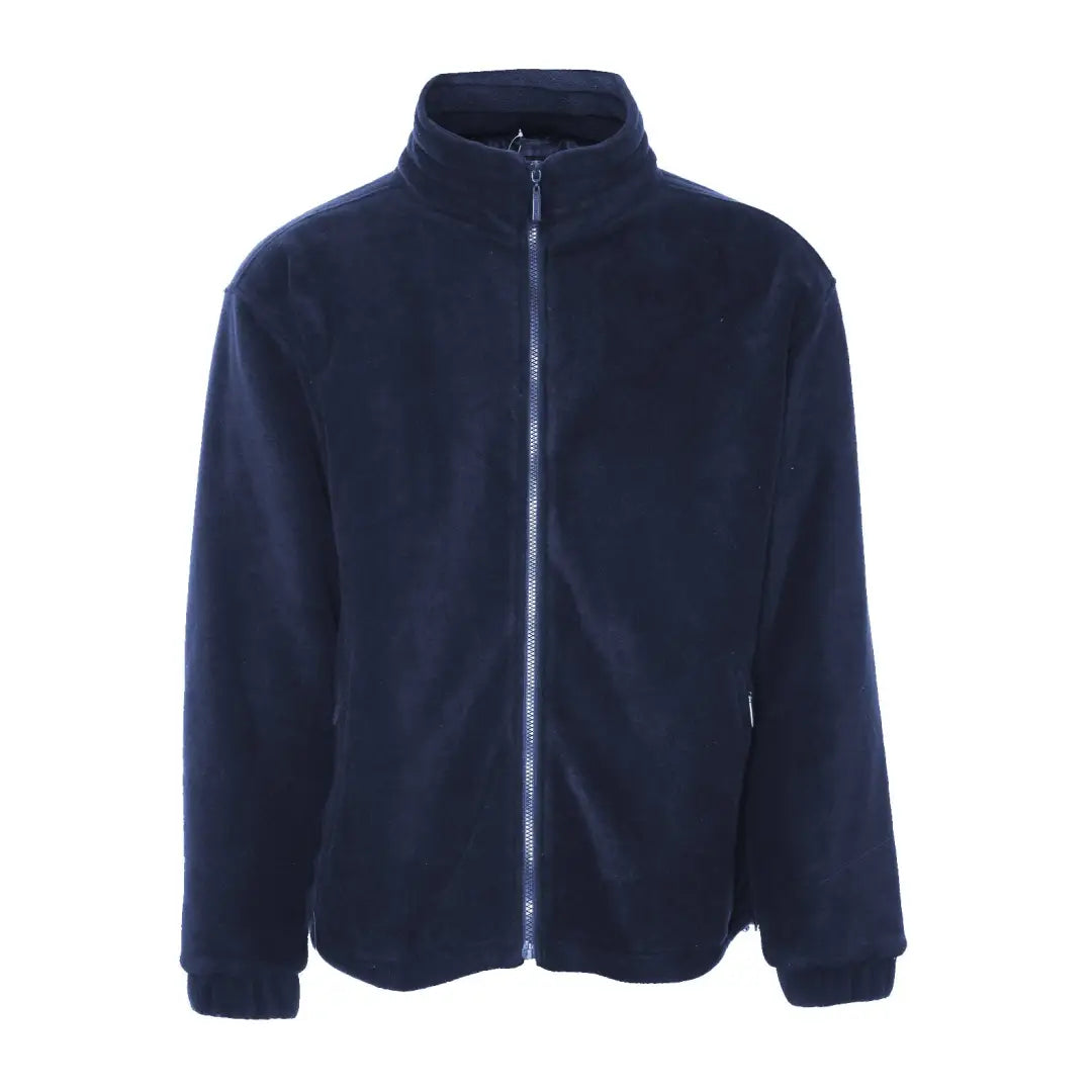 Navy blue Champion Glen Padded Fleece jacket with full-length zipper for ultimate comfort