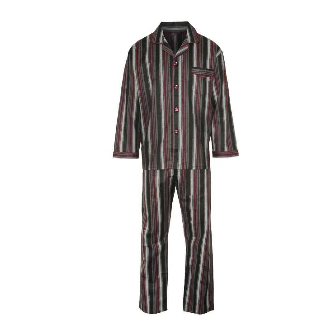 Striped Champion Kingston Men’s Pyjamas with chest pocket and contrast piping