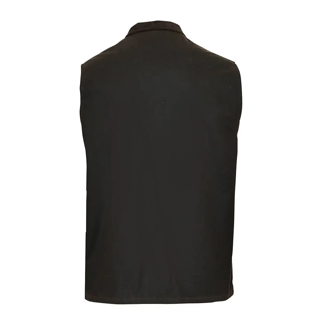 Black sleeveless vest of the Champion Lanark Wax Bodywarmer for stylish warmth