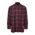 Plaid flannel Champion Matlock Super Cotton shirt in red and navy blue