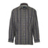 Plaid Champion Sherborne Fleece Lined Shirt in gray and black for stylish country clothing