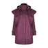 Burgundy Champion Windsor Riding Coat with cape-like shoulder overlay for stylish rain protection