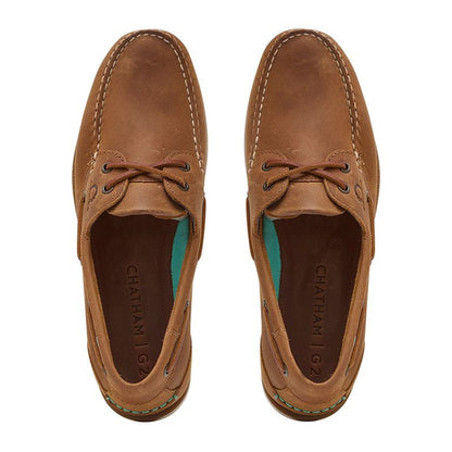 Chatham Deck II G2 Premium Leather Boat Shoes with unrivalled British-designed lace