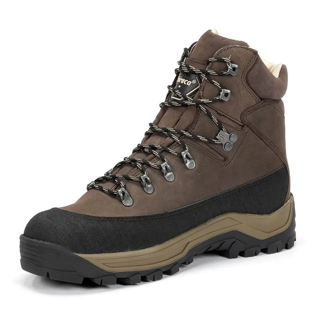 Rugged brown Chiruca Calibre Bandeleta Gore-Tex Boot with black rubber sole and hooks