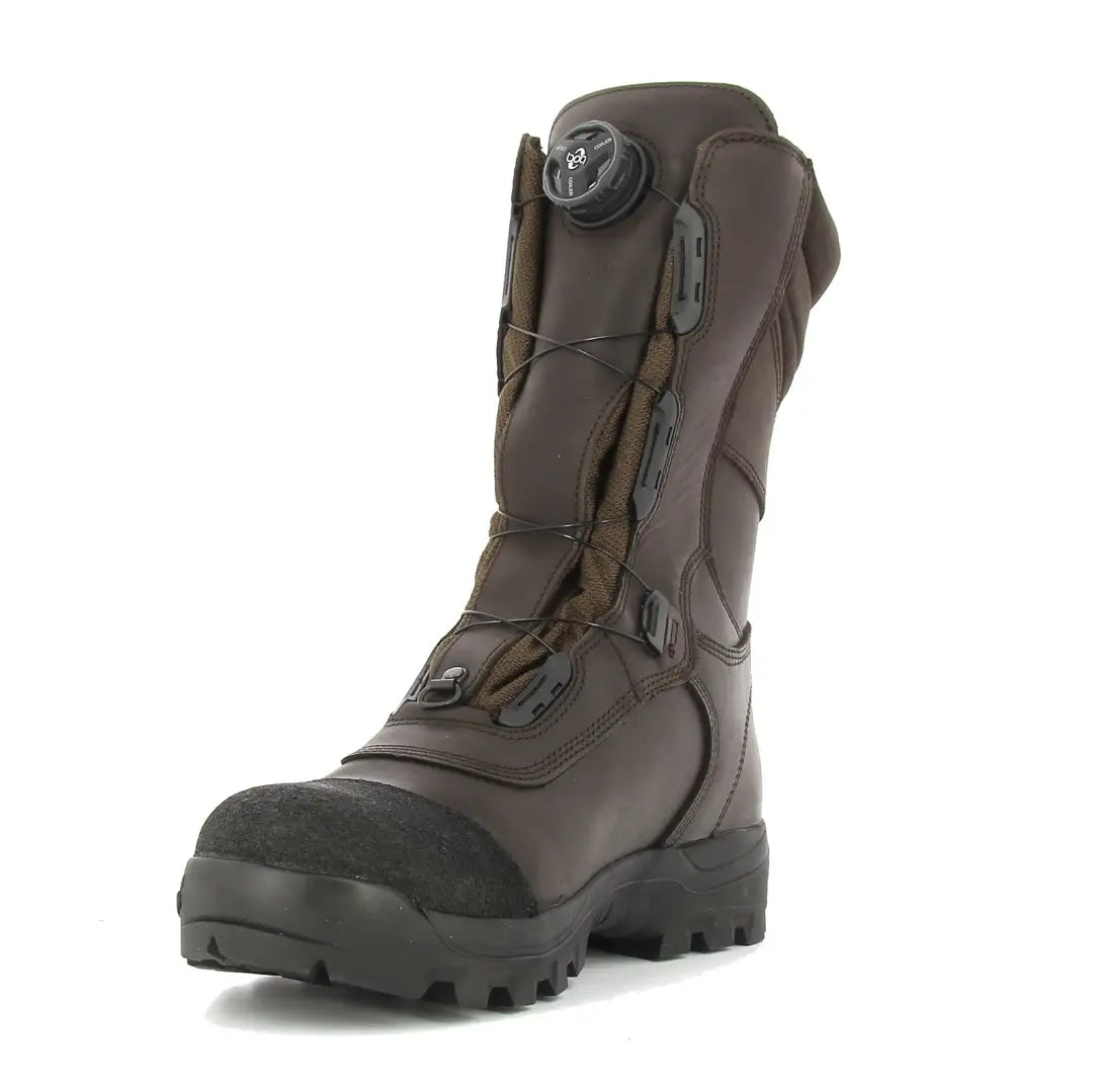 Rugged brown Chiruca Dogo Boa hiking boots with dial adjustment system and GORE-TEX