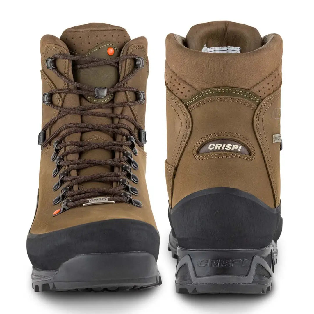 Rugged brown Crispi Nevada Legend GTX Boots perfect for country clothing and outdoor adventures