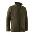 Olive green Eagle Fleece Jacket with full-length zipper and stand-up collar