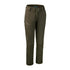 Olive green Deerhunter Lady Mary Trousers with reinforced knees and zippered pocket