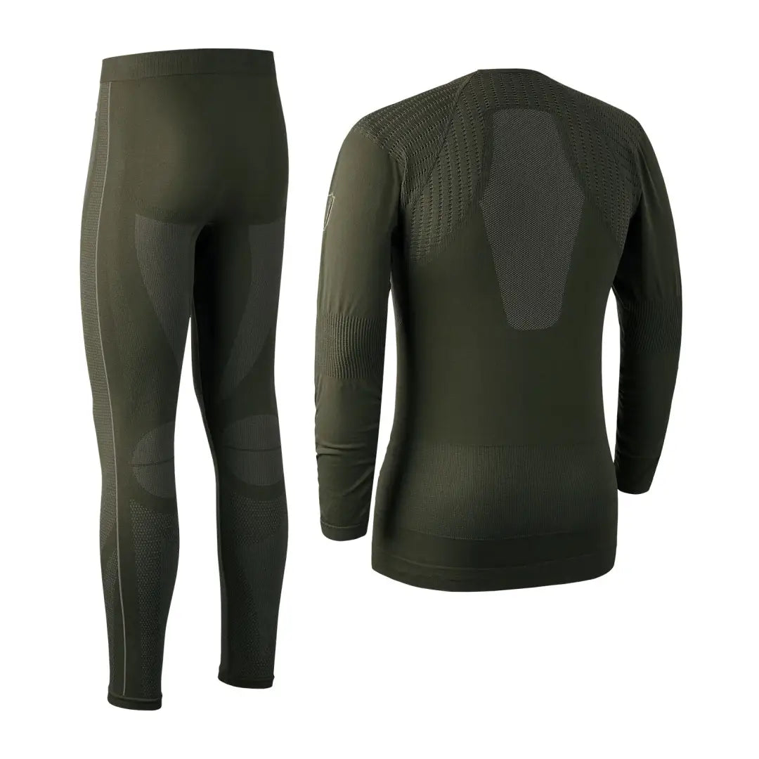 Dark green Deerhunter Men’s Performance underwear set for warm country clothing layers