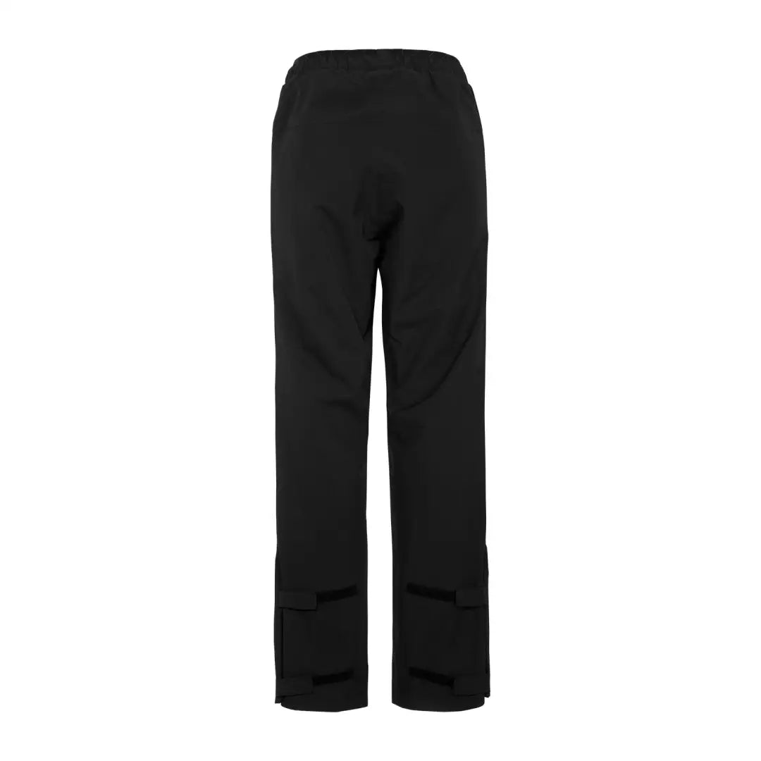 Black straight-leg Didriksons Grit Womens Rain Pants, perfect functional rain pants