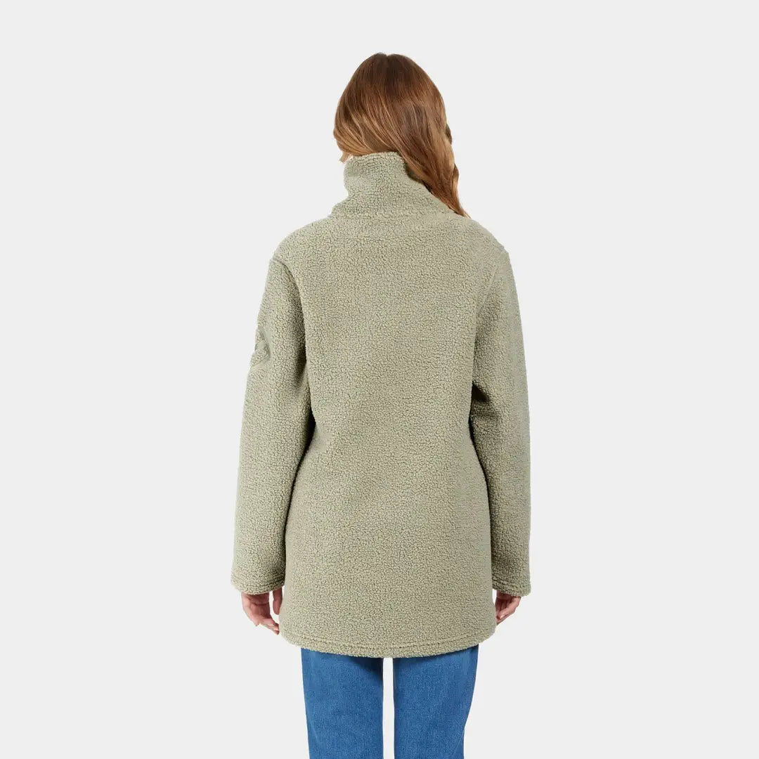 Beige fleece Marina Half Zip jacket perfect for fluctuating autumn temperatures