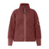 Burgundy Didriksons Mella 3 fleece jacket perfect for autumn’s crisp winds