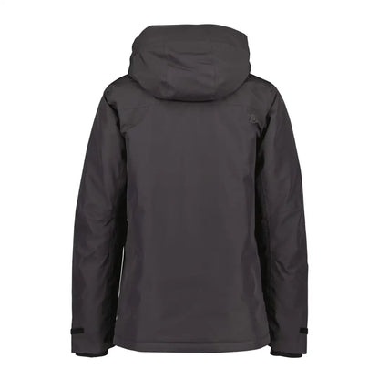 Dark gray Didriksons Stefan Jacket with zipper, made from dyed polyester polyamide fabric