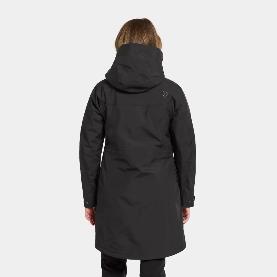 Back view of Didriksons Thelma Womens Parka, an iconic fully waterproof windproof parka