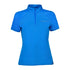 Bright blue Dublin Sarah Short Sleeve Top with half-zip collar for a sporty look