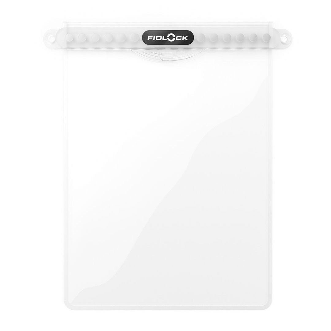 Transparent waterproof document pouch from Fidlock Maxi Dry Bag for ultimate protection