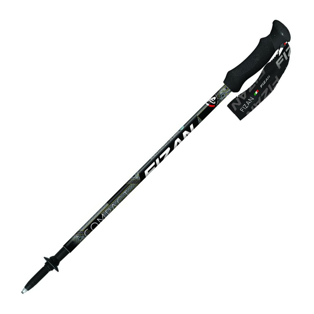 Black and gray Fizan Compact trekking pole perfect for your country clothing adventures