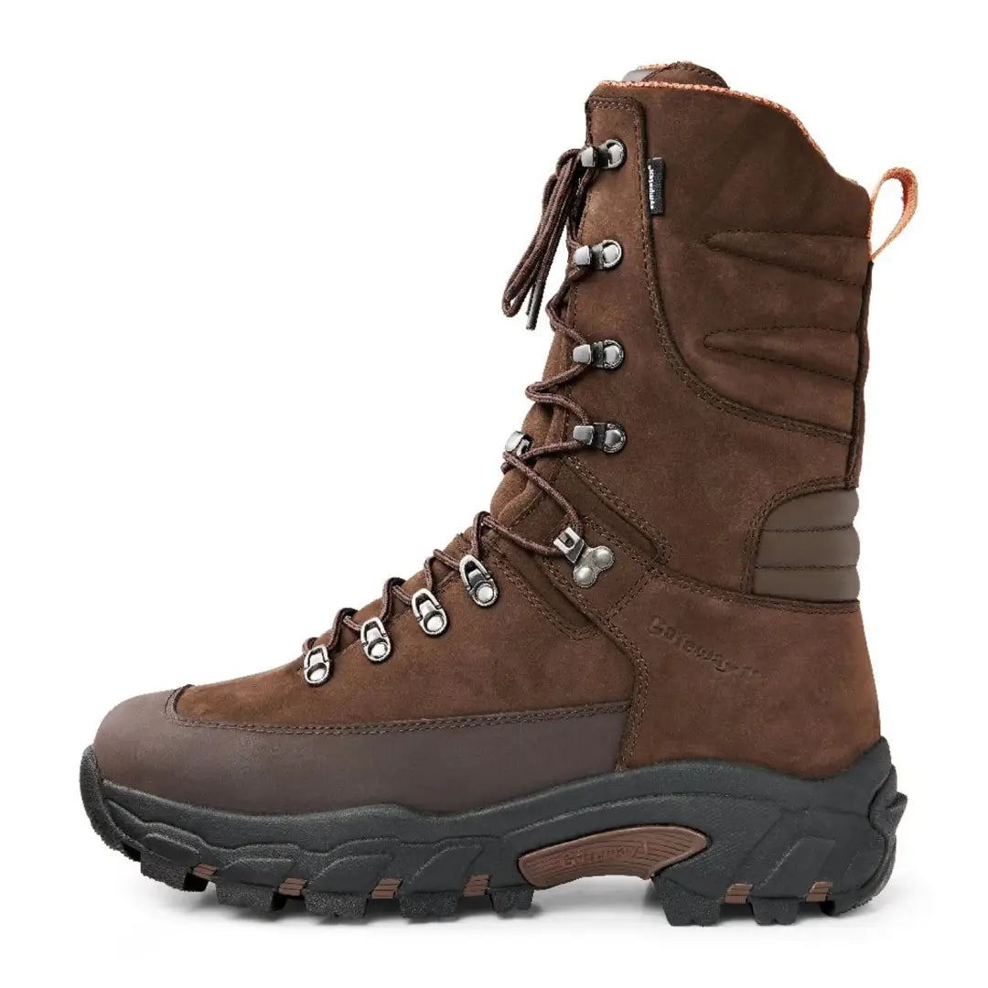 Rugged brown leather Fiordland II Boot perfect for outdoor adventures and country clothing