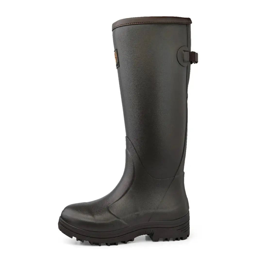 Dark green Gateway1 Pheasant Game rain boot with adjustable strap and tall shaft