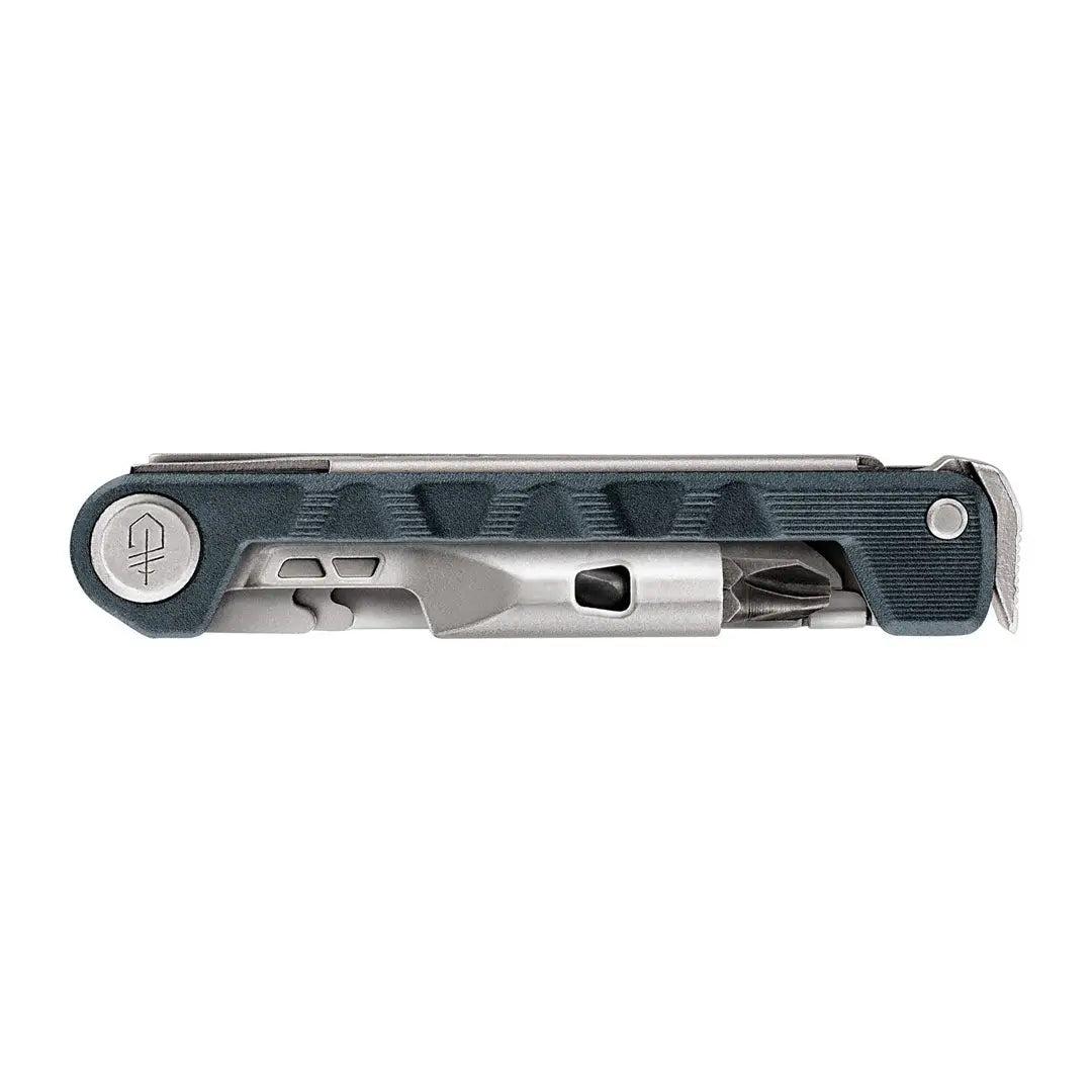 Folding Gerber Armbar Drive multitool with metallic body and handy attachments for day asks