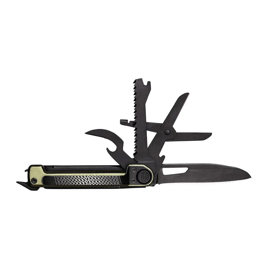 Multi-tool pocket knife Gerber Armbar Scout with stainless steel frame and blades