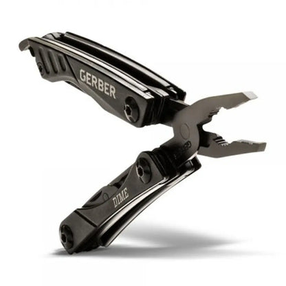 Gerber Dime Black Mini Tool: a compact keychain multi-tool with pliers and more