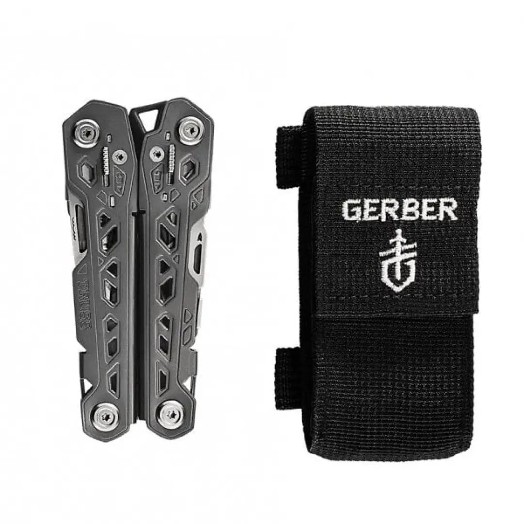 Multi-tool pliers in a black case with Gerber logo, perfect for country clothing adventures