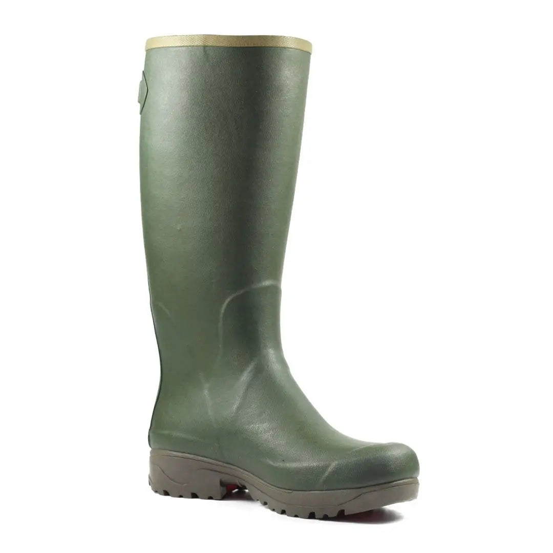 Green Goodyear Stream Neoprene Lined Wellington boot perfect for country clothing and outdoors