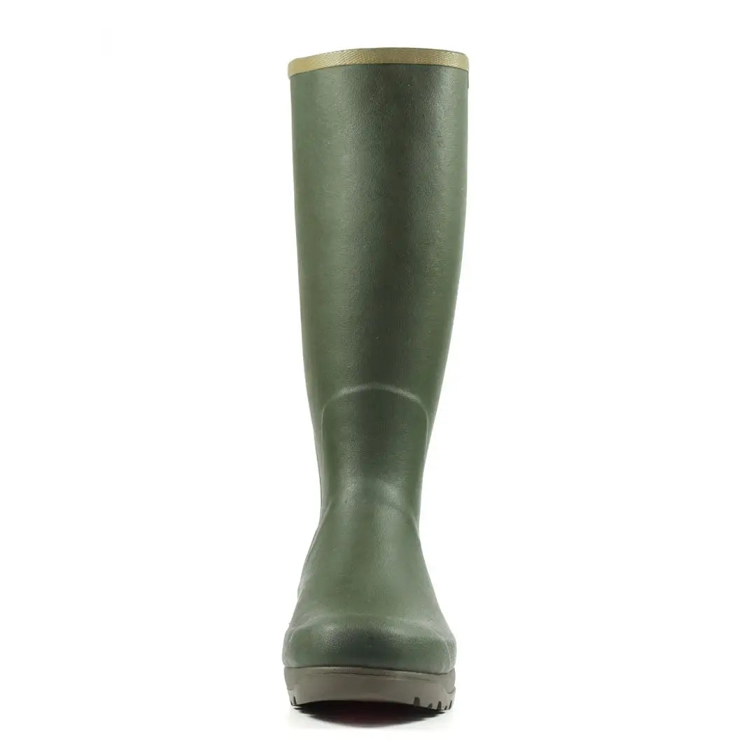 Green rubber Goodyear Stream Neoprene Lined Wellingtons, perfect for country clothing and outdoors