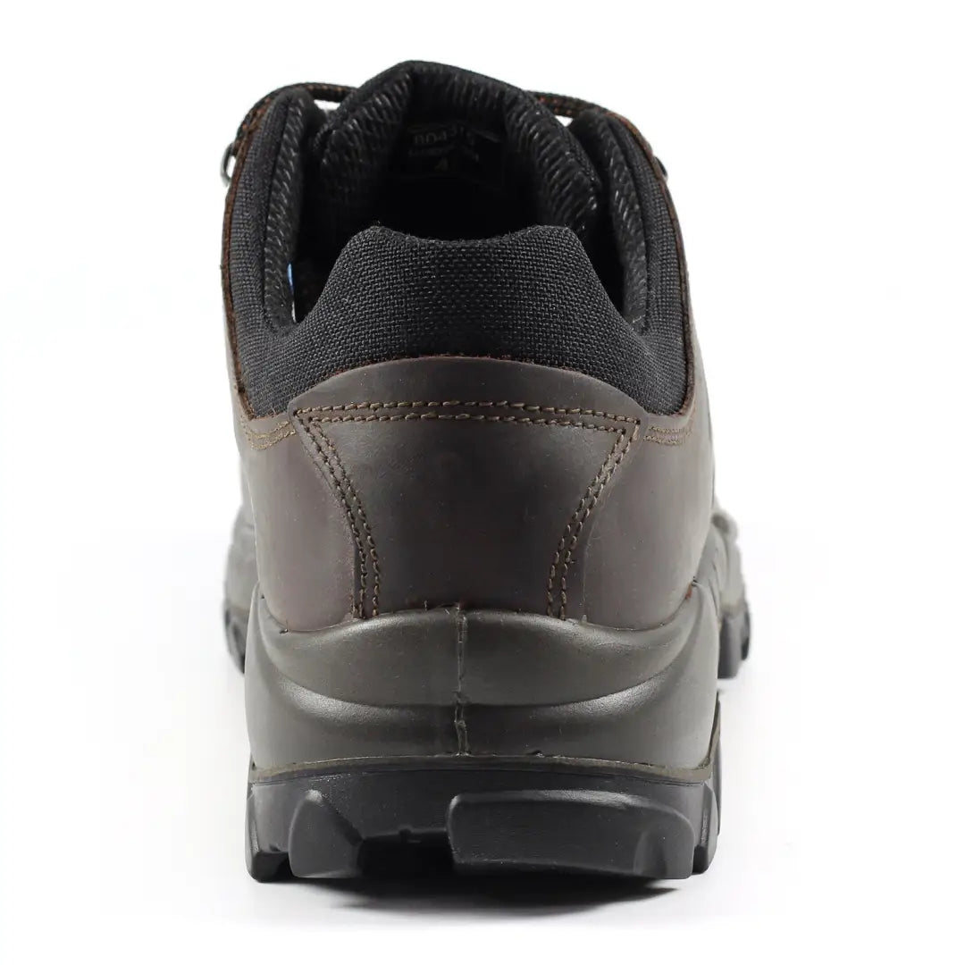 Brown leather Grisport Dartmoor Walking Shoes with rugged sole, a huge Grisport favorite