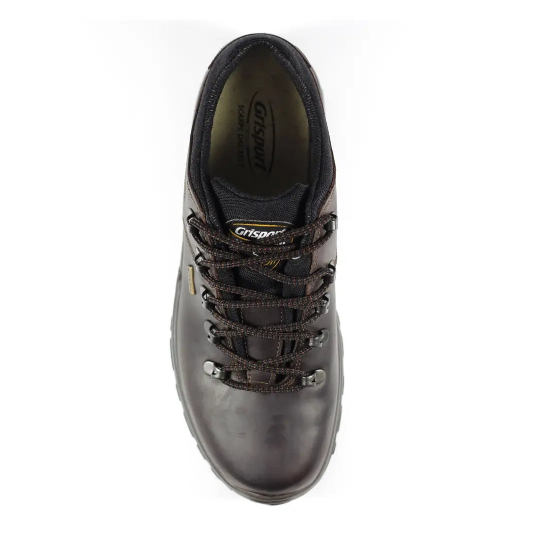 Black leather Grisport Dartmoor Walking Shoes, the best selling shoe for outdoor adventures