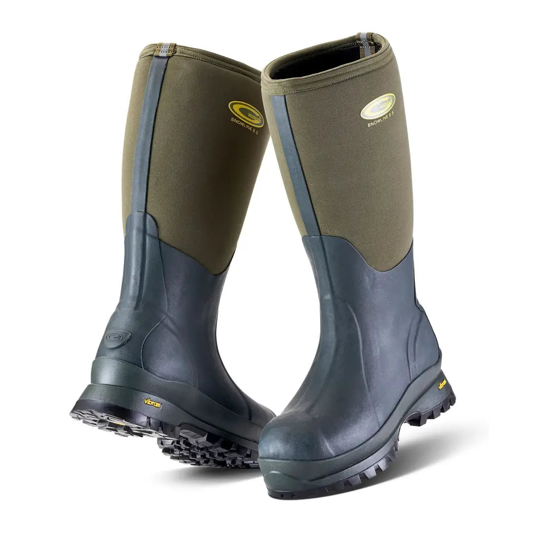 Stylish Grubs Snowline 8.5 Wellington boots perfect for country clothing and outdoor adventures